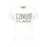 T-SHIRT À MANCHES COURTES CAVALLI CLASS HOMME BLANC