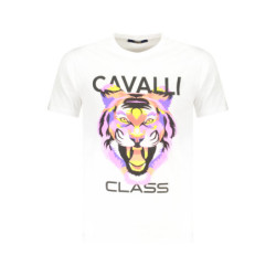CAVALLI CLASS SHORT SLEEVE T-SHIRT MEN WHITE