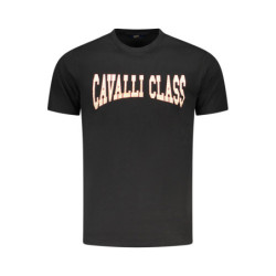 CAVALLI CLASS SHORT SLEEVE T-SHIRT MEN BLACK