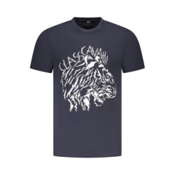 T-SHIRT À MANCHES COURTES CAVALLI CLASS HOMME BLEU