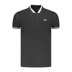 CAVALLI CLASS POLO SHORT SLEEVE MEN BLACK