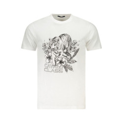 CAVALLI CLASS SHORT SLEEVE T-SHIRT MEN WHITE