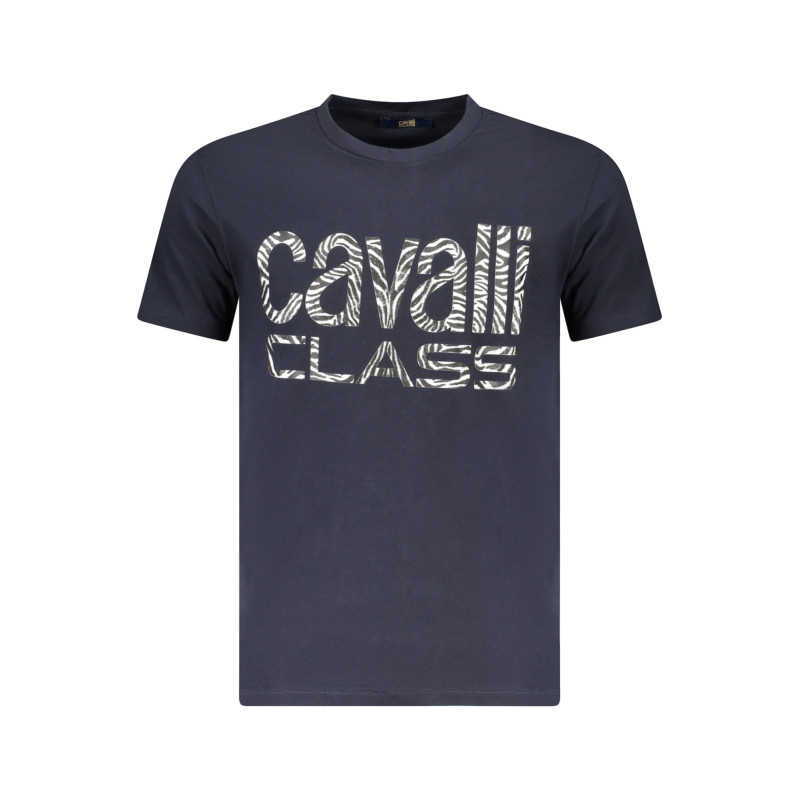CAVALLI CLASS SHORT SLEEVE T-SHIRT MEN BLUE