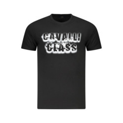 CAVALLI CLASS SHORT SLEEVE T-SHIRT MEN BLACK