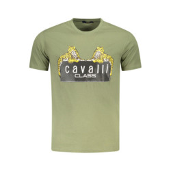 CAVALLI CLASS SHORT SLEEVE T-SHIRT MEN GREEN