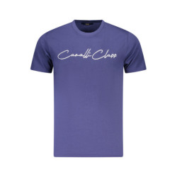 CAVALLI CLASS SHORT SLEEVE T-SHIRT MEN BLUE