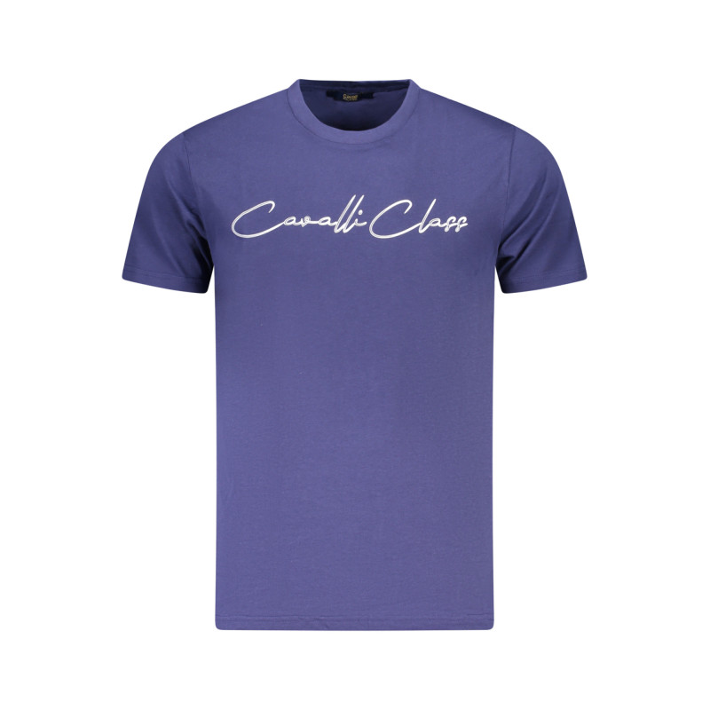 T-SHIRT À MANCHES COURTES CAVALLI CLASS HOMME BLEU