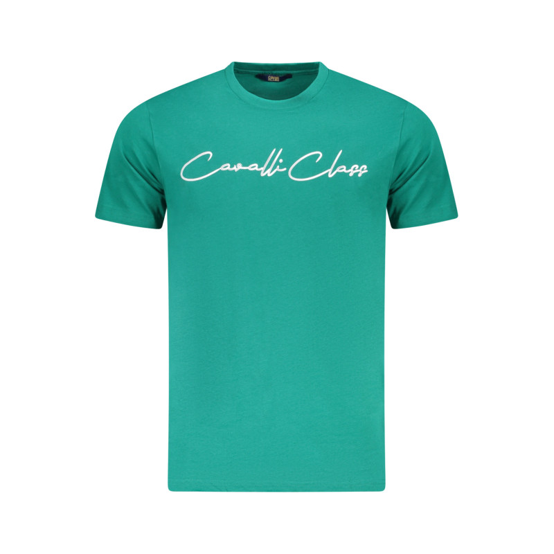 CAVALLI CLASS SHORT SLEEVE T-SHIRT MEN GREEN