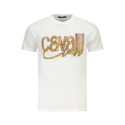 CAVALLI CLASS SHORT SLEEVE T-SHIRT MEN WHITE
