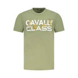 T-SHIRT À MANCHES COURTES CAVALLI CLASS HOMME VERT