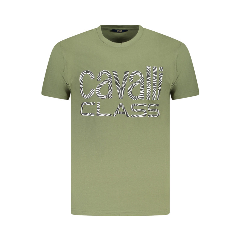 CAVALLI CLASS SHORT SLEEVE T-SHIRT MEN GREEN