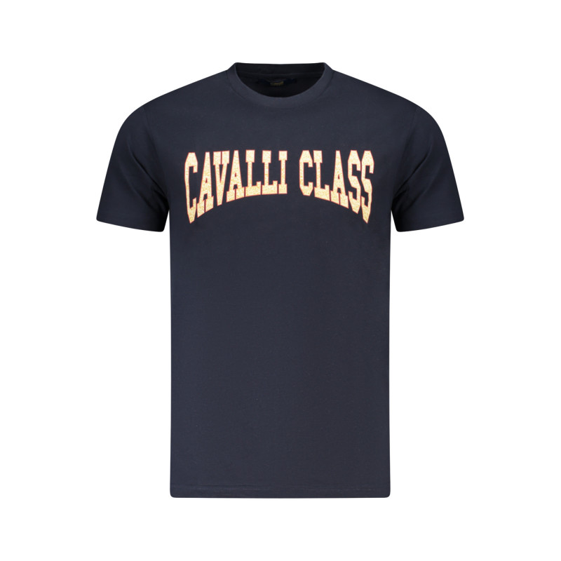 T-SHIRT À MANCHES COURTES CAVALLI CLASS HOMME BLEU