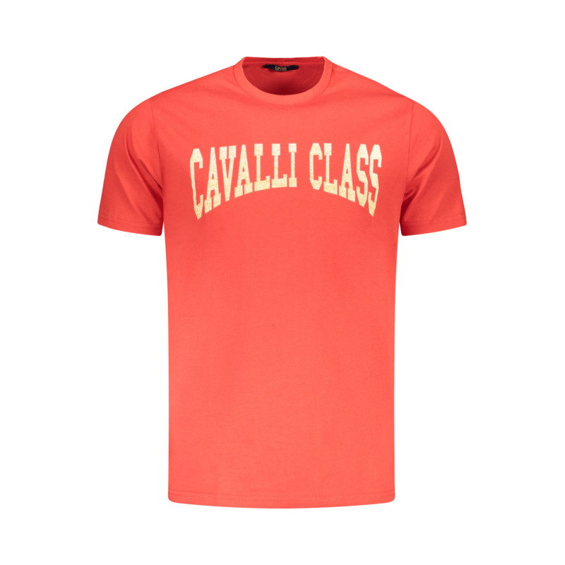 T-SHIRT À MANCHES COURTES CAVALLI CLASS HOMME ROUGE