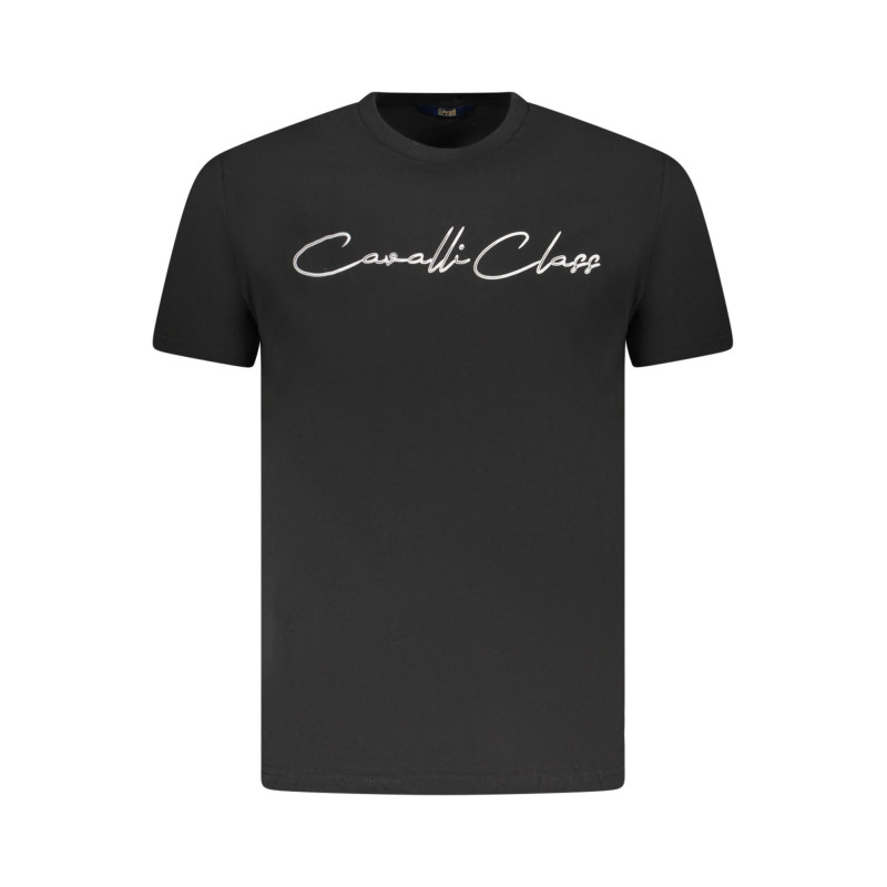 CAVALLI CLASS SHORT SLEEVE T-SHIRT MEN BLACK