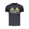 T-SHIRT À MANCHES COURTES CAVALLI CLASS HOMME BLEU