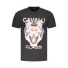 T-SHIRT À MANCHES COURTES CAVALLI CLASS HOMME NOIR