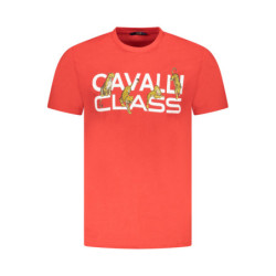 CAVALLI CLASS SHORT SLEEVE T-SHIRT MEN RED