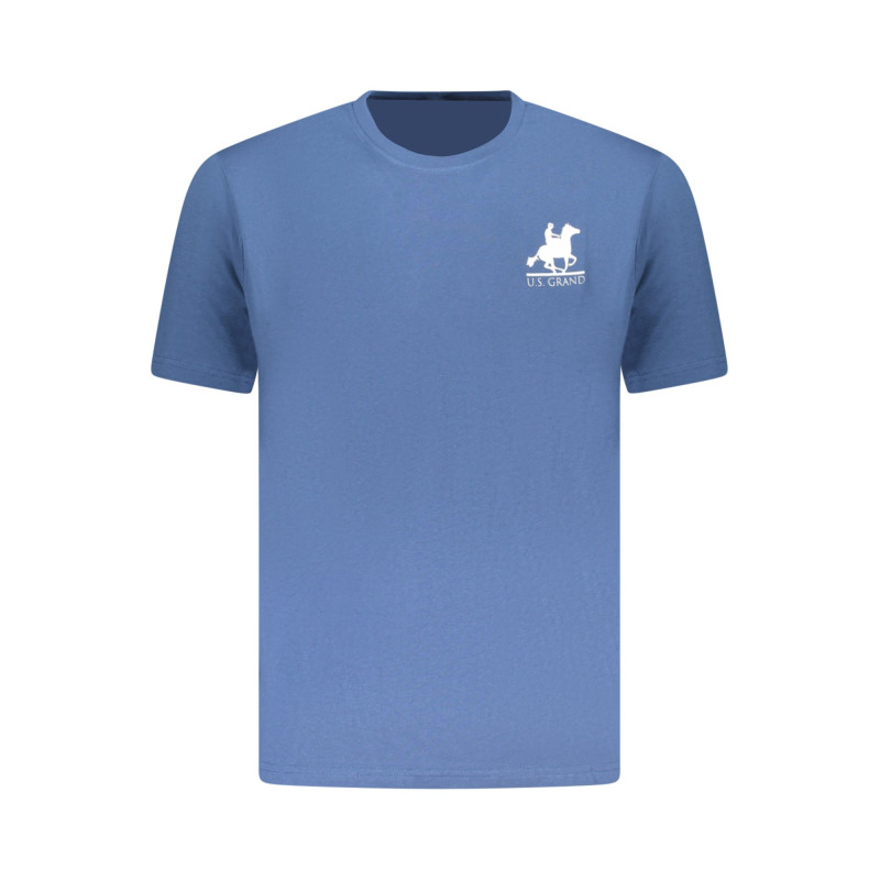 T-shirt à manches courtes bleu pour homme US GRAND