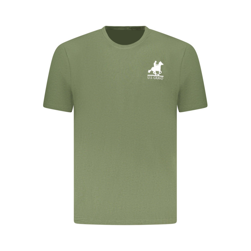 T-shirt vert à manches courtes pour homme US GRAND