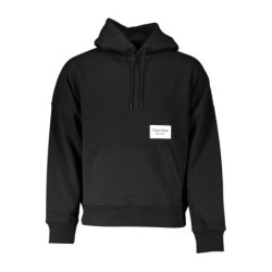 CALVIN KLEIN MEN'S BLACK ZIP-UP SWEATSHIRT