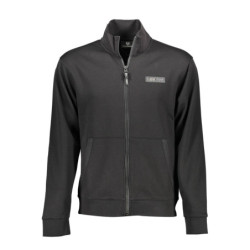 PLEIN SPORT MEN'S ZIP-UP SWEATSHIRT BLACK