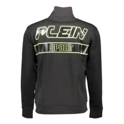 PLEIN SPORT MEN'S ZIP-UP SWEATSHIRT BLACK
