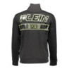PLEIN SPORT MEN'S ZIP-UP SWEATSHIRT BLACK