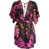 ROBE COURTE DESIGUAL FEMME NOIRE