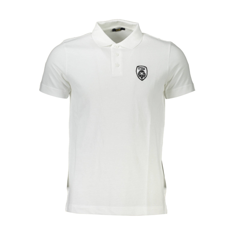 CAVALLI CLASS POLO SHORT SLEEVES MEN WHITE