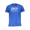 GIAN MARCO VENTURI MEN'S SHORT SLEEVE T-SHIRT BLUE
