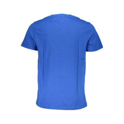T-SHIRT MANCHES COURTES GIAN MARCO VENTURI BLEU POUR HOMME
