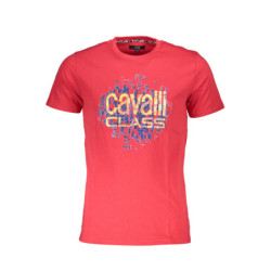 CAVALLI CLASS SHORT SLEEVE T-SHIRT MEN RED