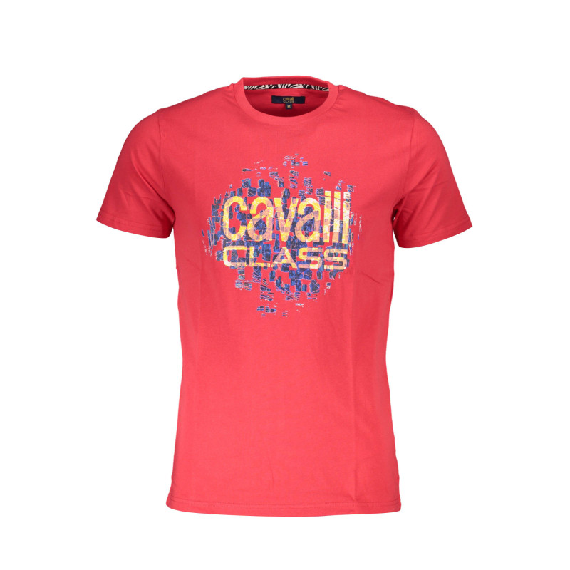 CAVALLI CLASS SHORT SLEEVE T-SHIRT MEN RED
