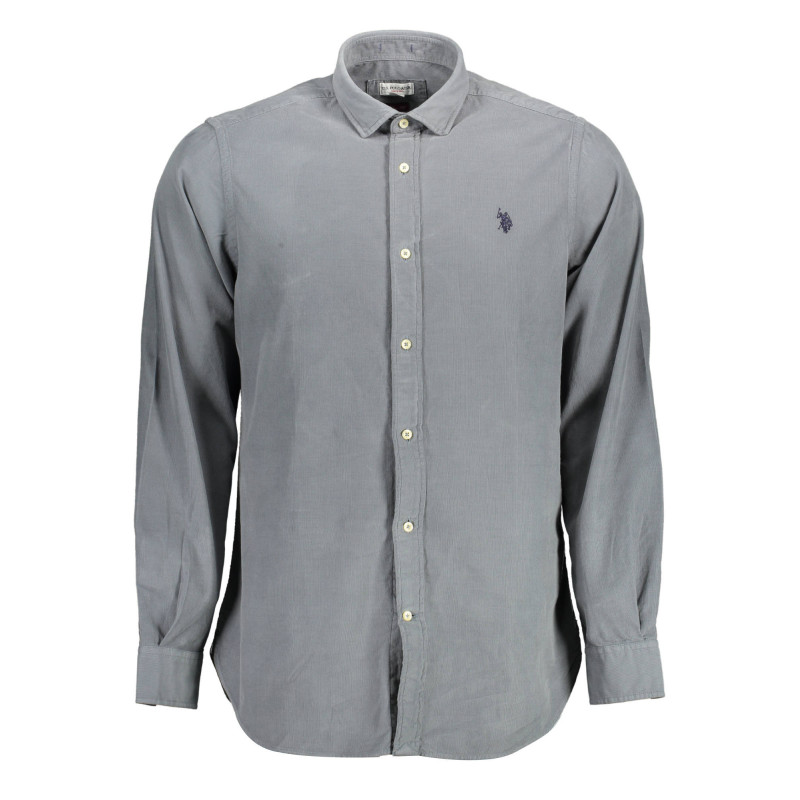 US POLO SHIRT LONG SLEEVE MEN BLUE