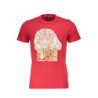 T-SHIRT À MANCHES COURTES CAVALLI CLASS HOMME ROUGE
