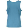 GIAN MARCO VENTURI MEN'S BLUE TANK TOP