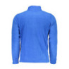 GIAN MARCO VENTURI MEN'S BLUE ZIP-UP SWEATSHIRT