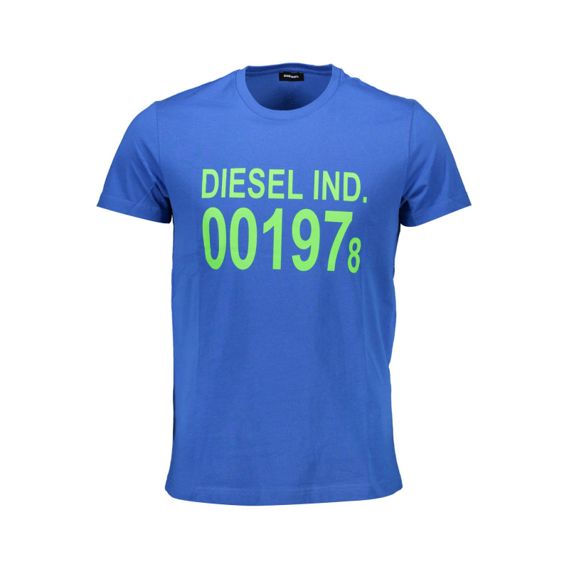 T-SHIRT MANCHES COURTES DIESEL POUR HOMME BLEU