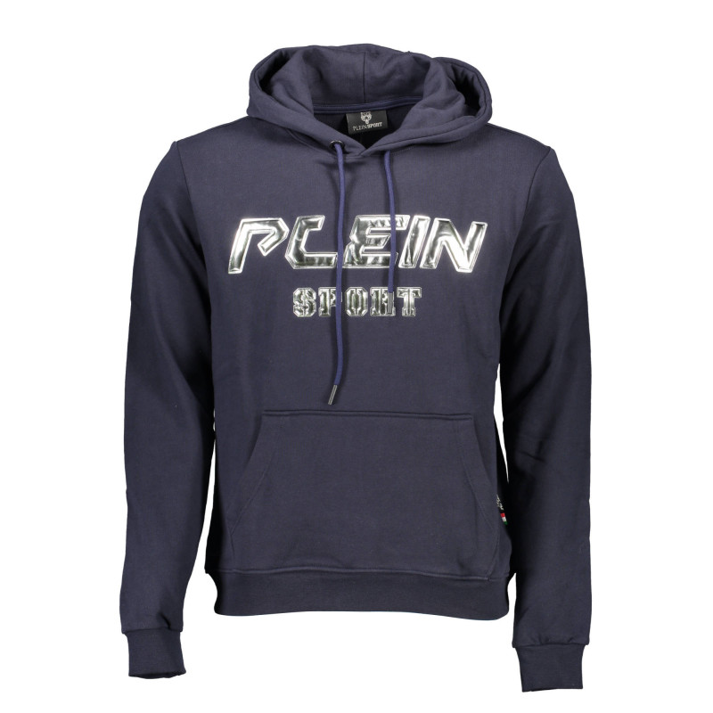 PLEIN SPORT SWEATSHIRT WITHOUT ZIP MEN BLUE