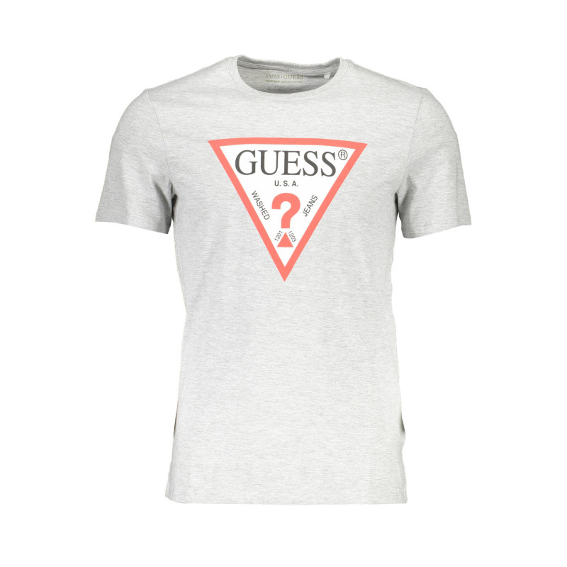 GUESS JEANS SHORT SLEEVE T-SHIRT MEN GREY