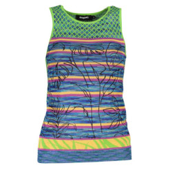 DESIGUAL WOMEN'S TANK TOP GREEN
