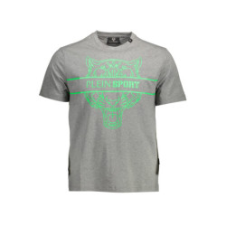 PLEIN SPORT SHORT SLEEVE T-SHIRT MEN GREY