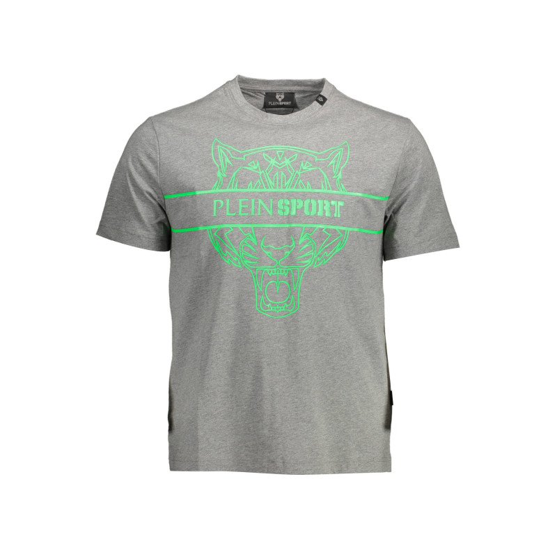 PLEIN SPORT SHORT SLEEVE T-SHIRT MEN GREY