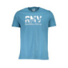 T-SHIRT MANCHES COURTES GIAN MARCO VENTURI BLEU POUR HOMME