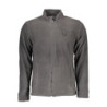 GIAN MARCO VENTURI MEN'S BLUE ZIP-UP SWEATSHIRT