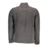 GIAN MARCO VENTURI MEN'S BLUE ZIP-UP SWEATSHIRT