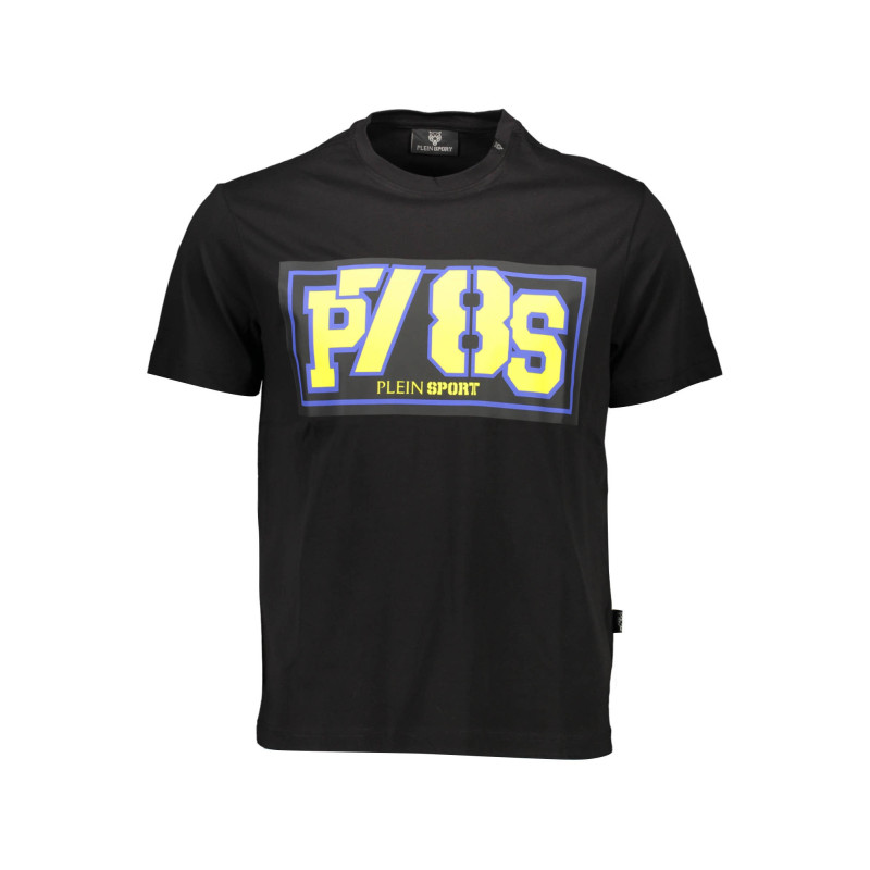 T-SHIRT PLEIN SPORT MANCHES COURTES HOMME NOIR