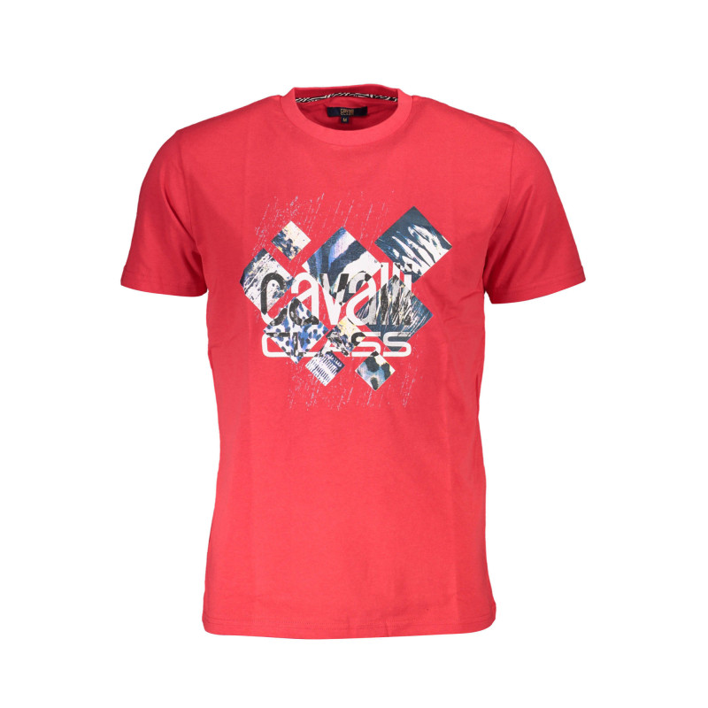 CAVALLI CLASS SHORT SLEEVE T-SHIRT MEN RED
