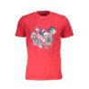 T-SHIRT À MANCHES COURTES CAVALLI CLASS HOMME ROUGE