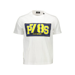 T-SHIRT PLEIN SPORT MANCHES COURTES HOMME BLANC